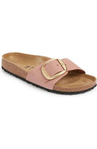 BIRKENSTOCK MADRID GROSSE SCHNALLE SLIDE SANDALEN ALTROSE DAMENGRÖSSE 6-6,5 US/37EU
