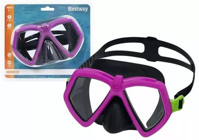 5905991075783 Maska Okulary Do Pływania Różowe Bestway 22040 Bestway