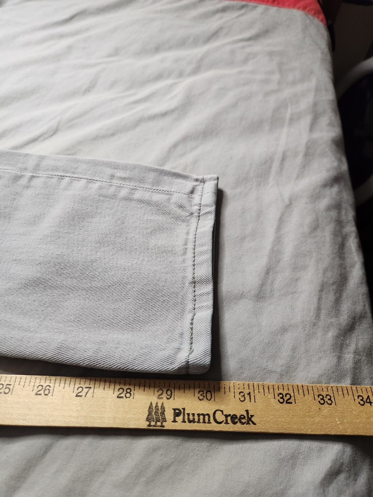 Levis 511 Straight Jeans Mens Size 34x30 Light Gray Mid Rise Western Cowboy NEW thumbnail 10