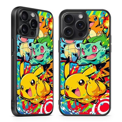 New Pikachu And Friends Cute Cool Cover iPhone Series Samsung Galaxy Series CASE