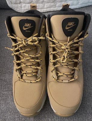 Nike Boots Men s Sz 8 Haystack Brown Manoa Leather Work Hiking Camping NWOB