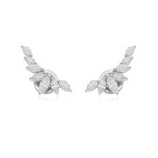 FANCY CUT MOISSANITE EARRING ,STERLING  925 S...