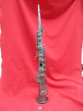Saxophone soprano estampillé BUFFET CRAMPON N°5566 à restaurer