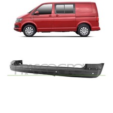 Stoßstange hinten schwarz +4x PDC für Volkswagen Multivan T6.1 ab 02/19 -