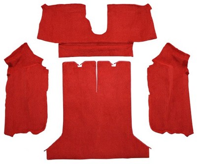1984-1987 Corvette C4 Carpet Replacement - Cutpile - Rear Area|Coupe, Rear w/Pad