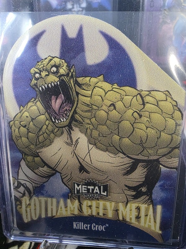 2025 Skybox Metal Universe Batman Gotham City Metal Killer Croc #GM-11
