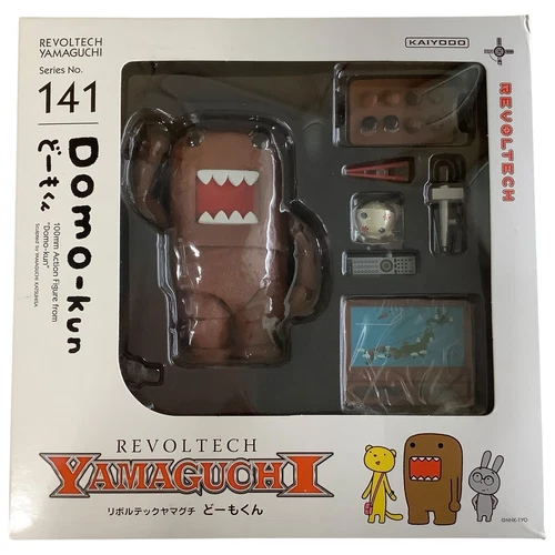 Revoltech Yamaguchi No.141 Domo-kun Figure Kaiyodo Japan