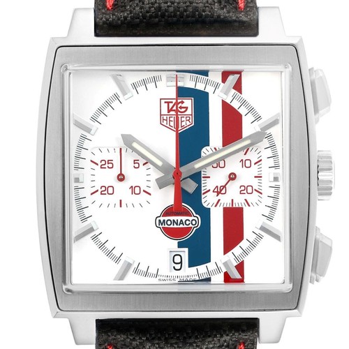 Tag Heuer Monaco Vintage McQueen Limited Edition Steel Mens Watch CW2118