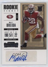 2017 Panini Contenders Rookie Ticket Matt Breida #178 Auto 1ek2