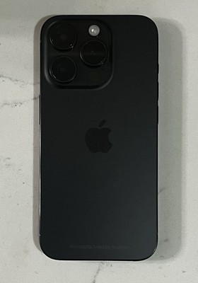 Apple iPhone 15 Pro - 256 GB - Black Titanium (Unlocked) for sale
