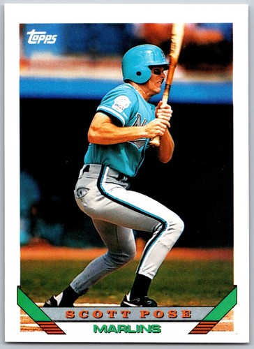1993 Topps Traded #113T Scott Pose Florida Marlins
