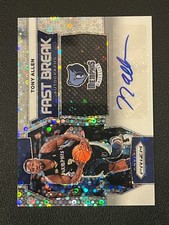 Tony Allen 2023-24 Panini Prizm Basketball Fast Break Auto Disco Grizzlies 