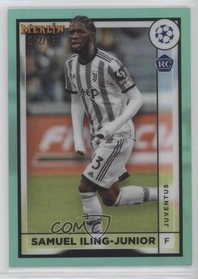 2022 Topps Merlin UEFA Club Competitions /199 Samuel Iling-Junior Rookie RC 0m52