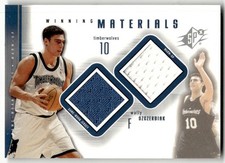 2000-01 SPx Wally Szczerbiak Winning Materials #WS1