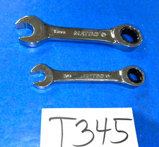 Matco Tools 2 Pc Sae Metric Stubby Combination Ratcheting Wrenches 38 15mm