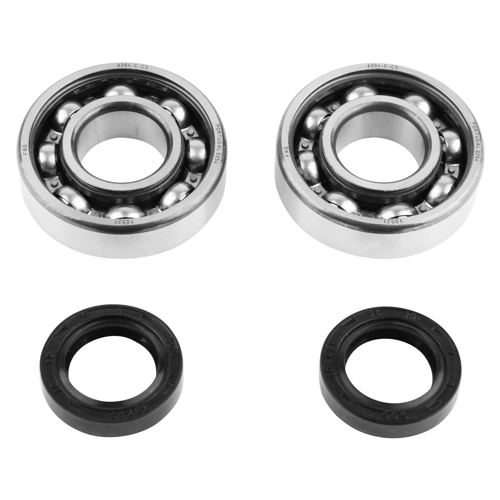 Roulement de vilebrequin P2R avec joints pour restaurer le bas-moteur des scooters Peugeot 50