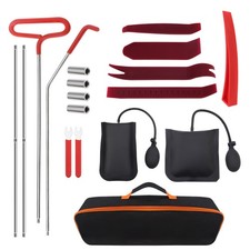 Stainless Steel Puller Car Lockout Kit Interior Disassembly Tool, Storage Bag,