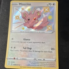 Minccino SV093/SV122 Shining Fates Shiny Vault Shiny Rare Holo ENG 70 HP