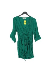 Urban Outfitters Wrap Midi Dress S in Green