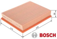 Bosch 1457433747 Luftfilter Luftfiltereinsatz FüR VW