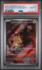 Pokemon SV10 Team Rocket's Meowth Art Rare Holo 109/098 JP PSA 10