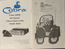 Cobra 29GTL Mobile Base CB Radio Instruction Manual  Schematics