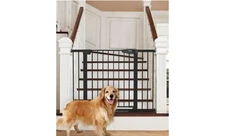 Cumbor 29.7-46” Baby Dog Gate Auto-Close, Black, Pressure Mount – Lightly Used