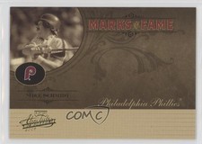 2005 Playoff Absolute Memorabilia Marks of Fame 138/150 Mike Schmidt HOF 18g0