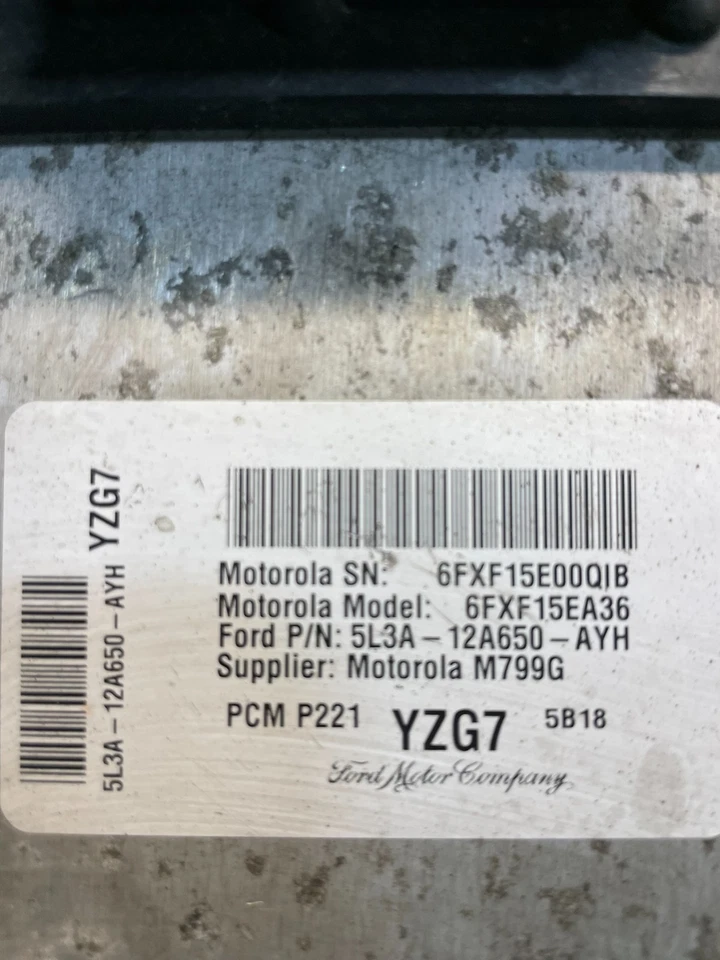 Блок управления двигателем ECU компьютерный модуль 2005 Ford F-150 F150 5,4 л t2561 DG - Изображение 4 из 4