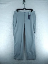 Vineyard Vines Performance Stright Fit On The Go Pants -  Gray Nwt Size 34x30