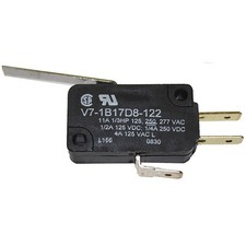 HONEYWELL V7-1B17D8-122 MiniatureSnapActionSwitch,Lever,1NO/1NC 24A244