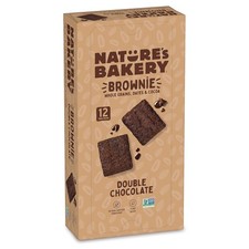 Double Chocolate Brownie Bars Whole Grains Dates Cocoa Plant Based Dairy Free