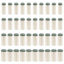 XIHIRCD 40pcs Slip On Pool Cue Tips, 4 Sizes Pool Stick Tips No Glue or Tool Req