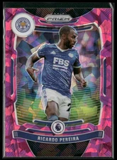 Ricardo Pereira 2021-22 Panini Prizm Premier League Prizms Pink Ice #19