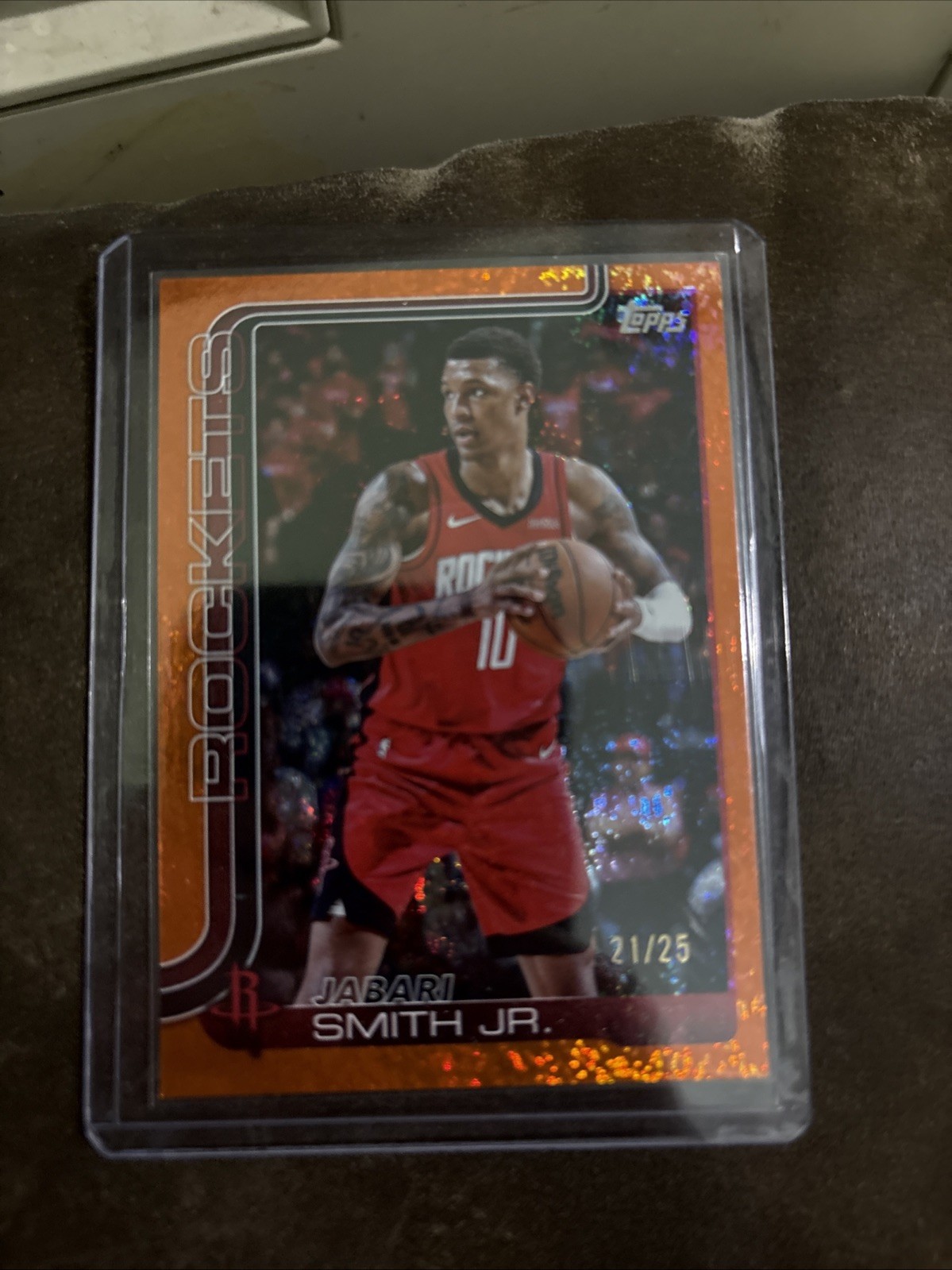 2025-26 Topps Jabari Smith Jr. #177 Orange Holofoil /25