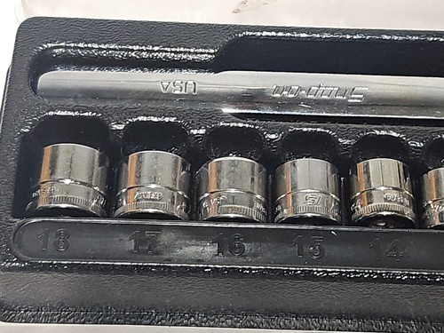 Snap on Low Profile 12 Square Socket Metallic Ratchet 10-Piece Set - Bild 4 von 19