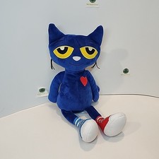 Pete The Cat Kohl's Care 15" Cat Plush Stuffed Animal 2023 Red Heart