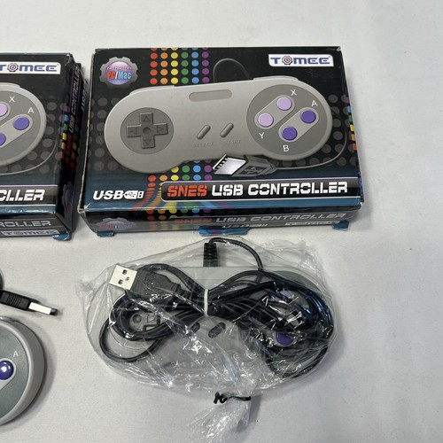 Lot 2 Game Controller for Super Nintendo SNES In Boxes Tomee - Picture 2 of 6