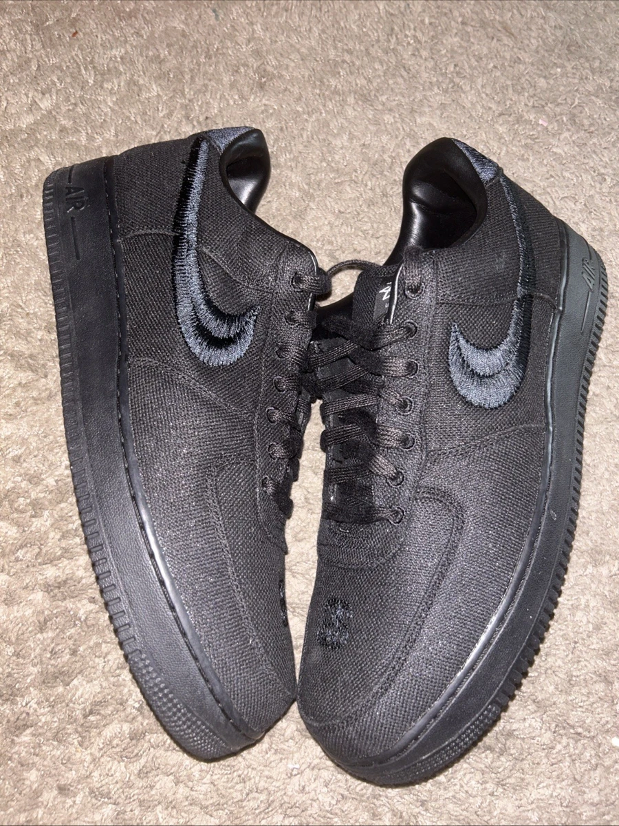 Nike Air Force 1 Low Stussy Black for Sale | Authenticity