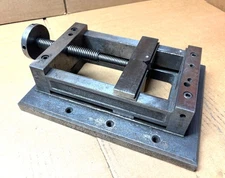 MOORE TOOLS BAYSTATE - 5 1/2" Machining Vise for Moore Jig Bore Machine - GOOD!