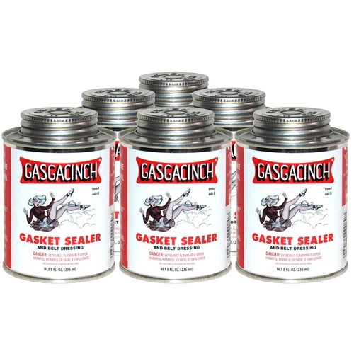 Gasgacinch Engine Sealant 440-B (6-PACK); Gasgacinch 8 oz Brush-on