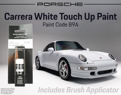 New Genuine Porsche Touch Up Paint Carrera White Paint Code B9A