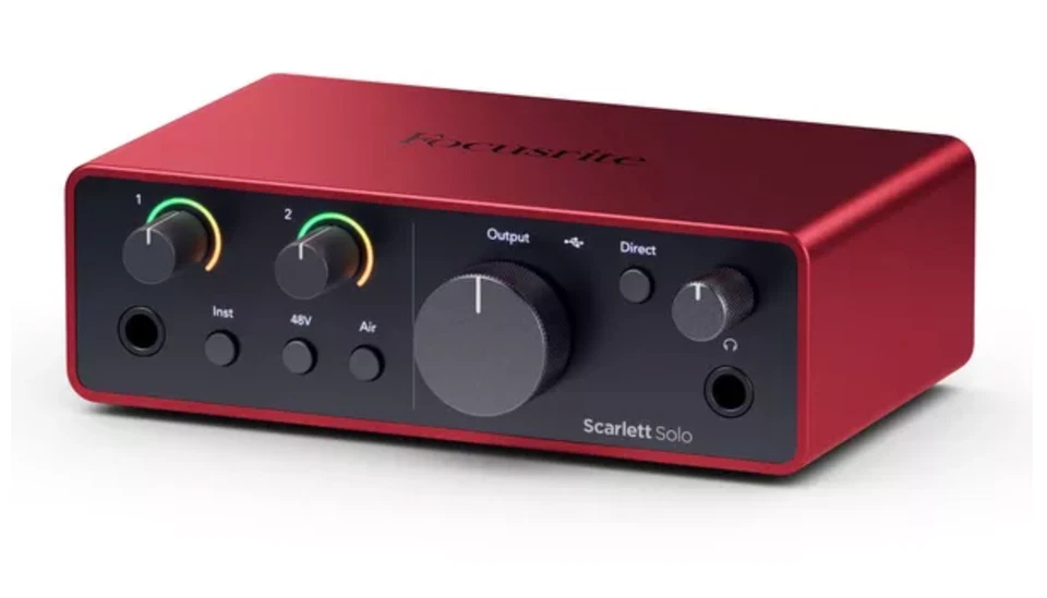 FOCUSRITE Scarlett Solo (4th Gen) - INTERFACCIA AUDIO USB-C 2 IN / 2 OUT - Immagine 3 di 3