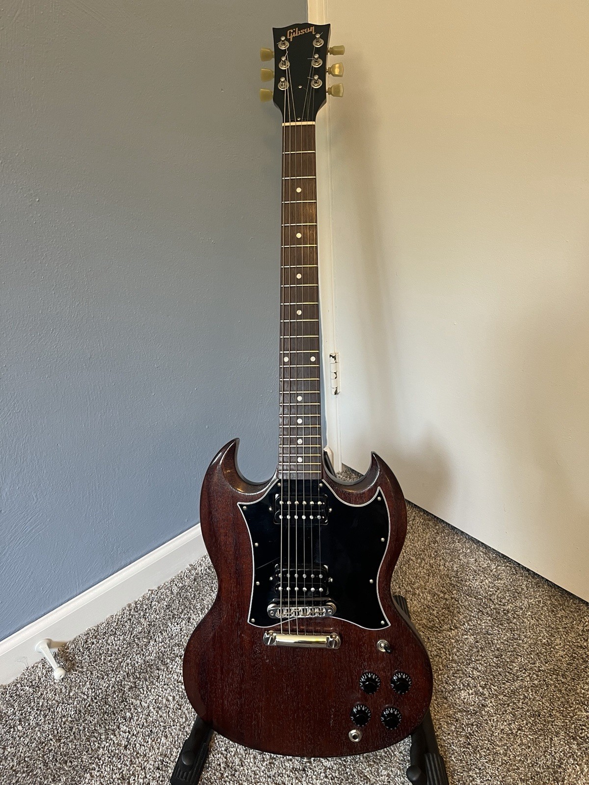 2017 Gibson SG Faded T with Rosewood Fretboard 2017 - Gloss Worn Brown