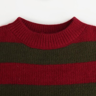 green emerald velvet dress Hunter Green Stripe Knit Sweater - All Tops