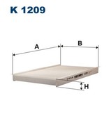Filtron K1209 Innenraumfilter FüR Palio Siena Strada 1.0-1.9D 04.96- Fiat