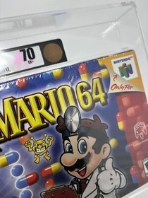 Dr. Mario Nintendo 64 (N64) 💎 Graded VGA 70 EX 💎 Not WATA - CLASSIC Title!