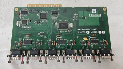 Crestron AV2 Audio Video Control Processor 1E Com Control PCB SE05770 Good