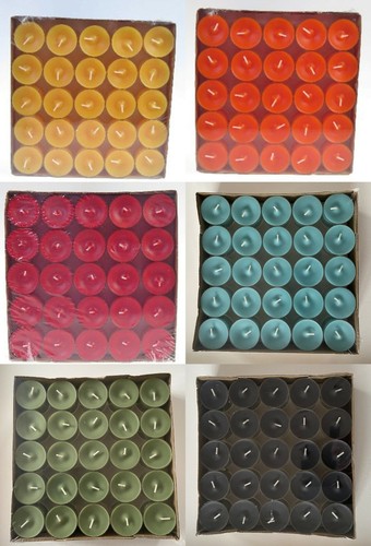 Probier-Set  Dänisch Nightlights, 8 Std. Teelichter transparente Hülle 60 Stück  - Bild 1 von 7