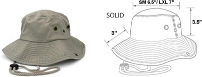 USA Safari 100% Cotton Bucket Hat String Fishing Camping  display picture 1